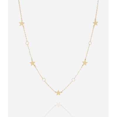 Zag Bijoux Oceľová retiazka s hviezdičkami SNS24371-01UNI