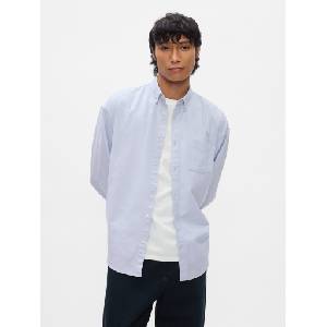 GAP Oversize риза Oxford Big Shirt GAP GAP | Sin | МЪЖЕ | M