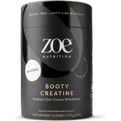 ZOE Nutrition Booty Creatine | Premium Clear Creatine Monohydrate [250 грама] Неовкусен