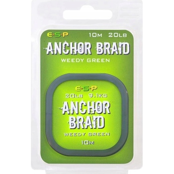 ESP šnúra Anchor Braid Weedy Green 10m 20lb