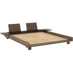 Karup Design Кафяво двойно легло 160x200 cm от масивен бор с включена подматрачна рамка Social - Karup Design (434106160204)