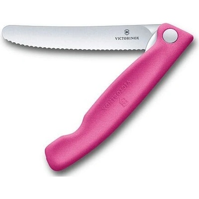 Victorinox 6.7836.F5B Swiss Classic kuchynský zatvárací nôž 11 cm ružová