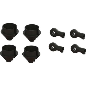ARRMA Капачки и накрайници за амортисьорти Arrma HD Shock Rod End and Spring Cup Set (2 Pairs) ARA330608 (ARA330608)