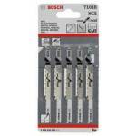 Bosch Нож за зеге Bosch с T-захват за дърво комплект 74/100 мм, 9.4 TPI, 5 бр. , праволинейно, T 101 B-2 608 630 030