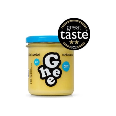České Ghíčko Ghee přepuštěné máslo 270g čisté
