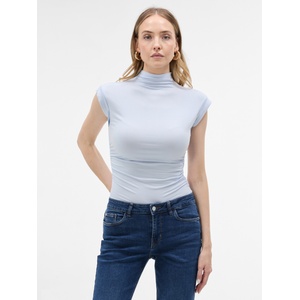 Orsay Светлосиня дамска тениска със столче яка ORSAY Orsay | Sin | ЖЕНИ | XS - zoot - 32,25 лв
