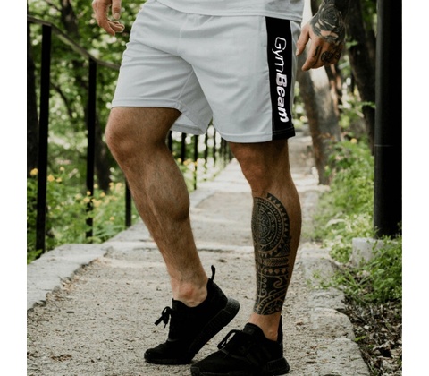 GymBeam šortky Vertical White
