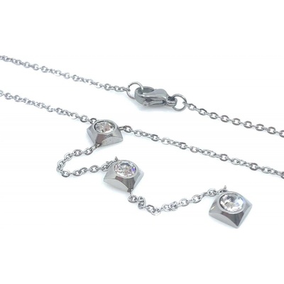 Jan Kos jewellery Řetízek s přívěskem z oceli 12118332