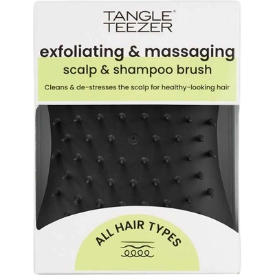 Tangle Teezer The Scalp Exfoliator & Massager Onyx Black Hairbrush