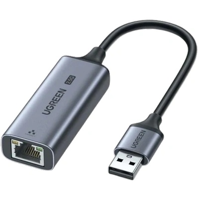 UGREEN Мрежови адаптер Ugreen - CM648, USB-A/RJ45, 2.5Gbps, сив (04110211)