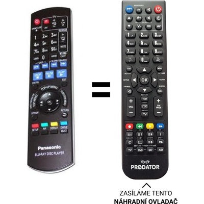 Dálkový ovladač Predátor Panasonic N2QAYB000509 pro DMP-BDT300EG – Hledejceny.cz