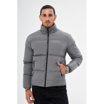 River Club Мъжко водонепромокаемо и ветроустойчиво зимно яке dm-500 - Сиво #408600 (408600_Сив)