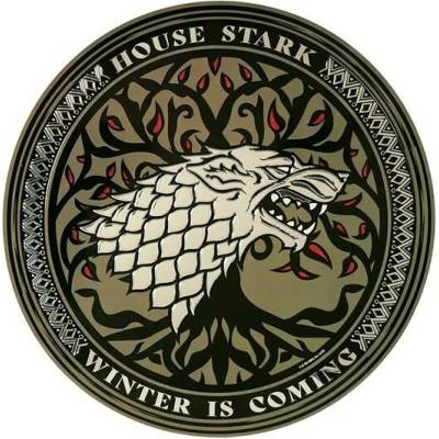 Moriarty Art Project Hliníková cedule Stark, Hra o trůny