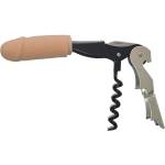  Тирбушон с пенис дизайн и провокативна визия - Penis Wine Opener Flesh (D-245422)