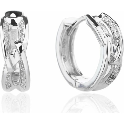 Jan Kos jewellery Stříbrné náušnice MHT-3074/SW00 (Ag 925/1000, 3,8 g)