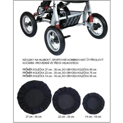 IvemaBaby Návlek na kolo kočárku průměr kolečka 16-18 cm 1 ks – Zboží Mobilmania