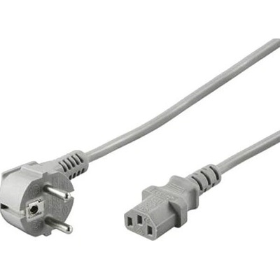 PremiumCord 240V 2m CEE7 pravoúhlý/IEC C13 šedý kpsp2g – Sleviste.cz