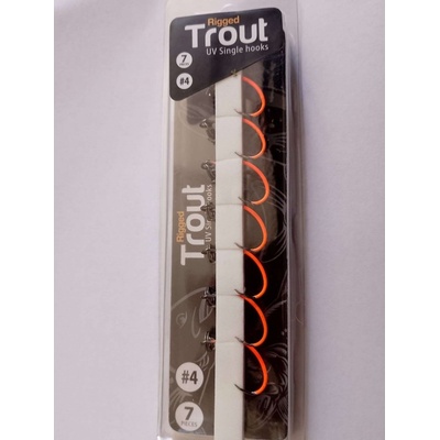 Westin Rigged Trout Single Hooks UV Orange vel.3 7 ks