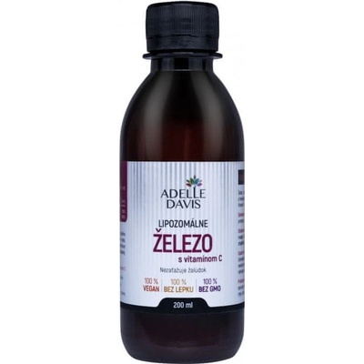 Adelle Davis Lipozomálne Železo s vitamínom C 200 ml