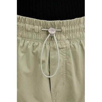 HUGO Blue Памучна пола Hugo Blue в зелено къса със стандартна кройка 50538401 (50538401)