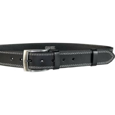 Penny Belts Kožený opasek I3-2B-60 černý