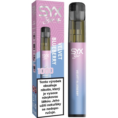 Syx Bar Velvet Blueberry 16,5 mg 1000 potáhnutí – Zboží Dáma