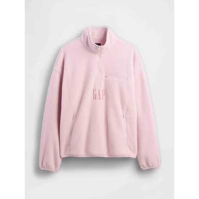 GAap Oversize sherpa mikina Arctic Fleece Růžová