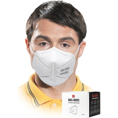 Reis MAS KN95 W hygienická rúška 5vrstvová biela 20 Ks
