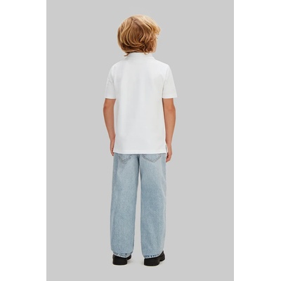 Calvin Klein тениска с яка детска памучна (LVCKSJB29B.128.176.PPY2)
