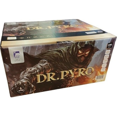 V Sestavený ohňostroj DR. Pyro 100 ran