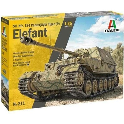Italeri Sd.Kfz.184 PanzerJaeger Elefant Model Kit military 0211 1:35