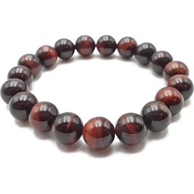 Olivie Náramok 12mm ČERVENÉ TYGRI OKO 9152
