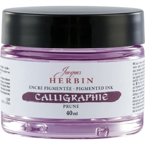 Jacques Herbin Calligraphy Калиграфско мастило Plum-Coloured 40 ml 1 бр (11378T)