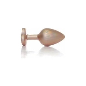 Boss of Toys Plug-Jewellery Pearl Gold Heart PLUG- Clear M