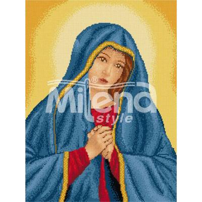 Milena Style Плачеща Мадона - гоблен със схема конци Ariadna 1: 1