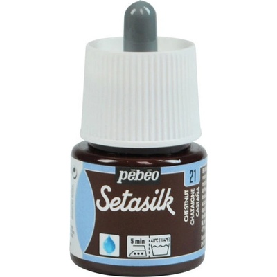 Pébéo Barva na hedvábí Setasilk 45 ml hnědá kaštanová 21 – Zboží Dáma