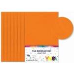 Interdruk Felt for decoration orange 8 pieces INTERPRINT