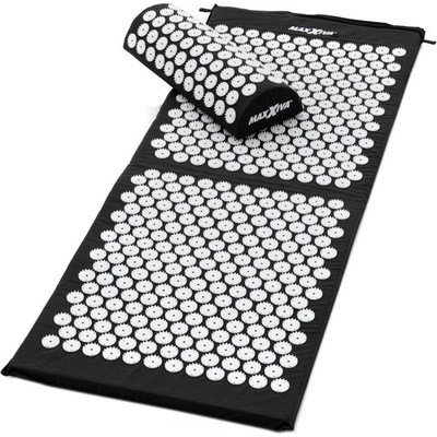 MAXXIVA 81653 Akupresúrna podložka s vankúšom, 130 x 50 cm čierna
