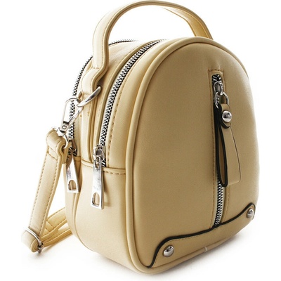 Béžová menšia dámska crossbody kabelka Rosalia