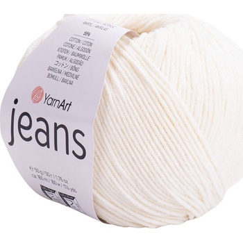 YARNART Jeans 03 Off White Плетива прежда (Jeans 03)