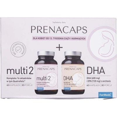 Formeds Prenacaps Multi 2 + DHA 60 + 60 kapsúl