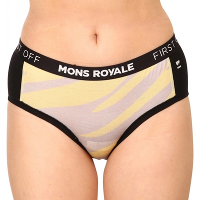 Mons Royale merino kalhotky SYLVIA BOYLEG WMNS limelight camo