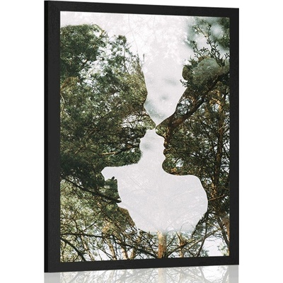 Plakát podoba lásky - 20x30 black