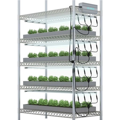 GENT LED Microgreens Dimmer Rack Set 400W pre 4 poschodia