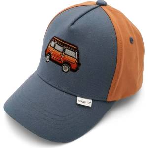 maximo Шапка с козирка Maximo Boy's Cap Camping Bus, Hook-and-Loop Fastening Cap - Blue / Braun - размер 53-55 cm (904-6334-0112)