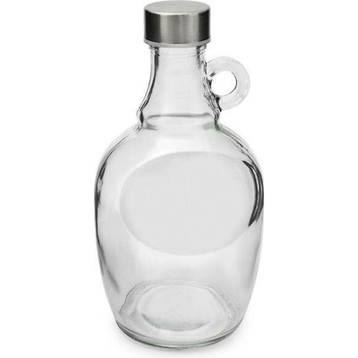 Demižon holý skleněný 1,5L ucho s uzávěrem INOX