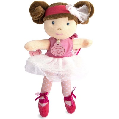 Doudou Julijou mini baletka "Les Tutus" 23 cm světle růžové šaty