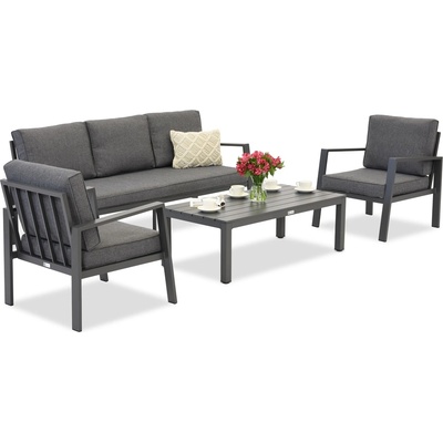 Garden Point Zakintos Coffee 5 антрацит Garden Point техноратан комплект (GAP1195-COF5)