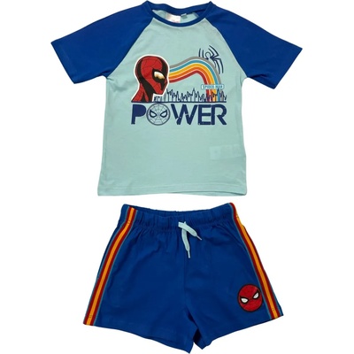Setino Спайдърмен летен плажен комплект - син Размер - деца: 4 години