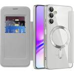 Techsuit Кейс за Samsung Galaxy A05s - SmartMag Book Case - Сив (KF2351976)